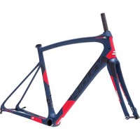 Ridley Fenix SL Disc Road Bike Frameset Dark Blue/Black/Red  L - B07GGW94Y3